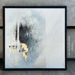 現代アート 30㎝ 月 モダン テクスチャーアート インテリア 抽象画