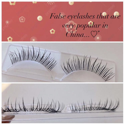 中国風つけまつげ ハンドメイド マツエク風 つけまつげ つけま まつ毛