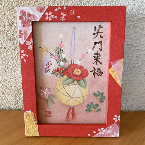 トールペイント＊お正月フレーム その他インテリア雑貨 minimini-42