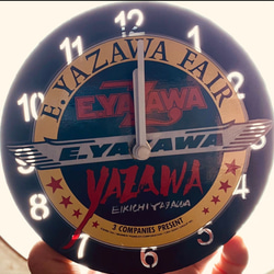 矢沢永吉 YAZAWA ネオン管掛け時計 ロック 掛け時計・置き時計 まーの