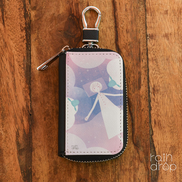 スマートキーケース かわいい レザー 革 ストラップ付き TOYOTA ヤリス