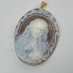 K18YG AU750 18金 アフガナイト ペンダントトップ UV変色 ペンダント