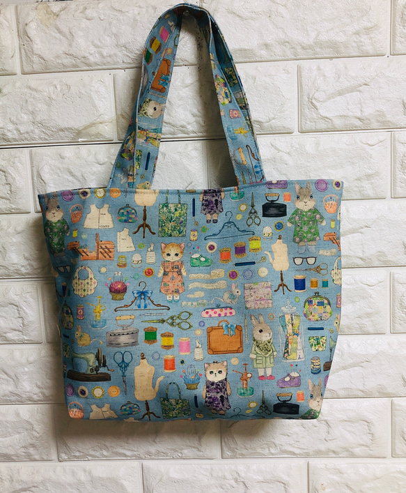 りりー様オーダー品 ユキエモン トートバッグ ハンドメイド りりー様