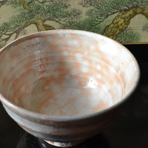 新着！】御本手 抹茶茶碗(ホタル) ☆萩焼 窯変 茶碗・めし碗 ねこ