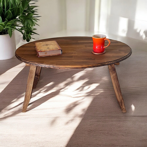 英国風 楕円 丸テーブルA サイズオーダ可 サイドテーブル カフェ