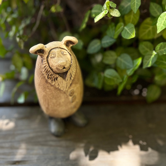 不思議な国の住人・イヌくん ／ 陶人形オブジェ その他置物 辻本喜代美