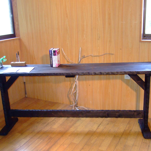 送料無料コヤ木工こだわり製作創りたて！大型カウンターテーブル