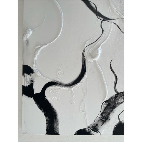 原画XXL：80×80・modern・ニュートラル /モダンアート・北欧 絵画