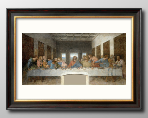7384□アートポスター 絵画 A3サイズ『レオナルドダヴィンチ 最後の