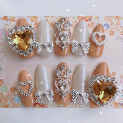 現品】量産型 ゆめかわ 猫 リボン キャラ デコ 3Dパーツ ピンク ネイル