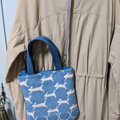 春色ミナペルホネントート【runrunrun/blue】ランランランブルー