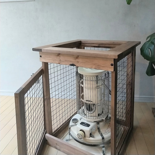 アラジンストーブ用アイアン&ウッド ストーブガード その他家具