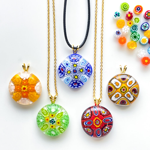 GW割引！ベネチアンアクセサリー作り体験キット ご自宅で手軽にガラス