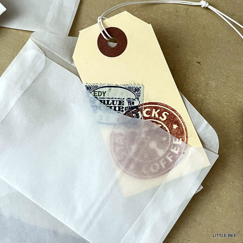 252・【SALE/在庫限り】グラシン封筒 横型 30枚 封筒 グラシン 紙もの