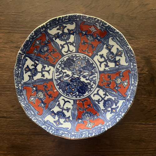 伊万里印判獅子7寸皿5枚組 大皿 antique art nozomi 通販 18214609
