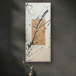 長夜 Cho Ya 】原画/和風/禅/絵画/アート/抽象画/ニュアンス/モダン