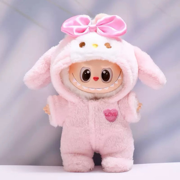 ラブブ服 17cmらぶふ服 着せ替えlabubu洋服 ぬい服 ぬいぐるみ服