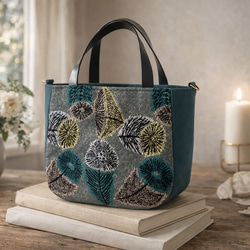 ⚮̈ミナペルホネン tambourine yellow 楕円底トート トートバッグ