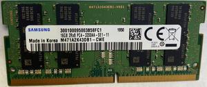 Samsung 32GB DDR4 3200MHz PC4-25600 1.2V 2Rx8 260-Pin SODIMM
