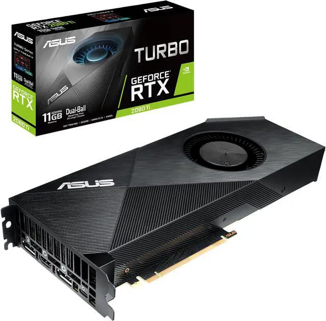 ASUS GeForce RTX 2080 Ti 11G Turbo Edition GDDR6 HDMI DP 1.4 Type