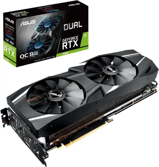 ASUS GeForce RTX 2080 Overclocked 8G GDDR6 Dual-Fan Edition VR