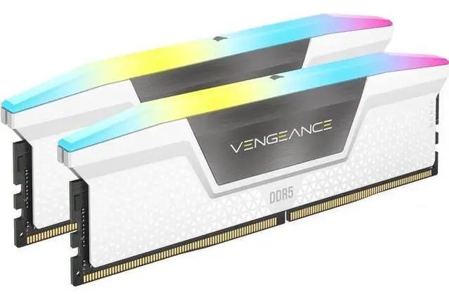 CORSAIR Vengeance RGB 32GB (2 x 16GB) 288-Pin PC RAM DDR5 6000