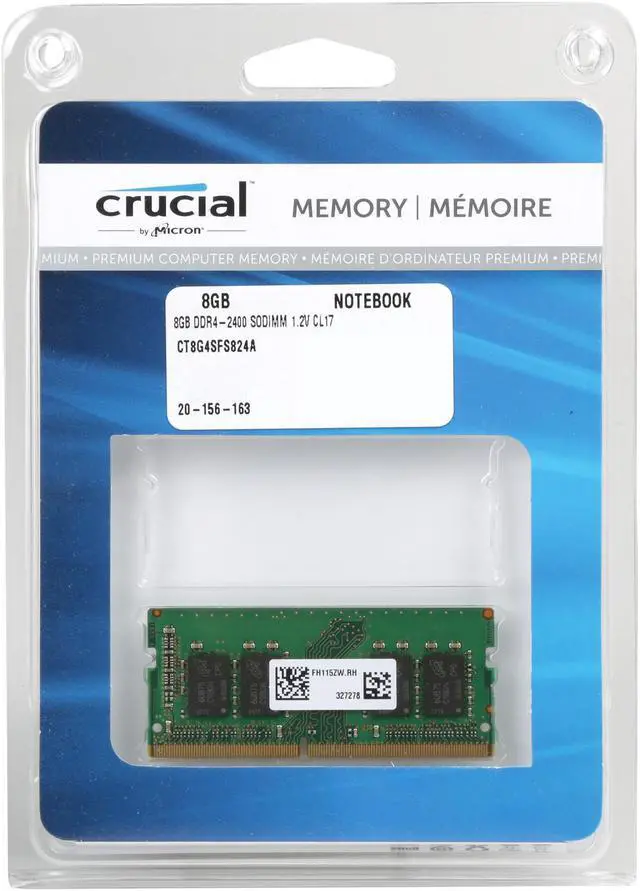 Crucial 8GB Single DDR4 2400 260-Pin SODIMM Memory - Newegg.com