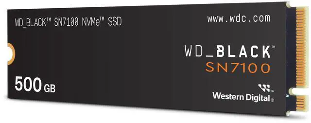 WD_BLACK SN7100 M.2 2280 500GB PCI-Express 4.0 x4 TLC 3D NAND