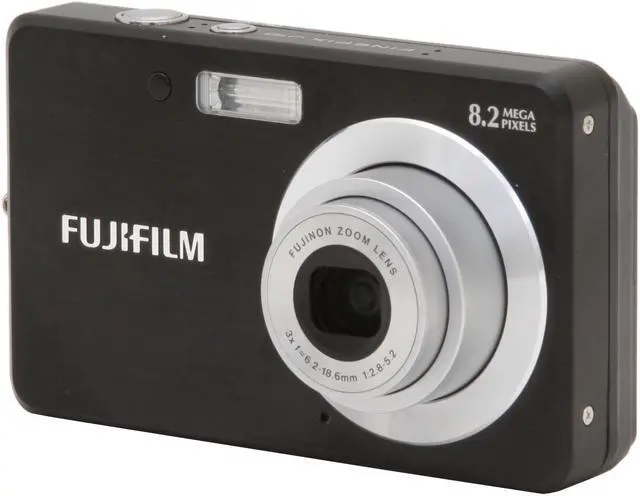 FUJIFILM FinePix J10 Black 8.0 MP Digital Camera - Newegg.com