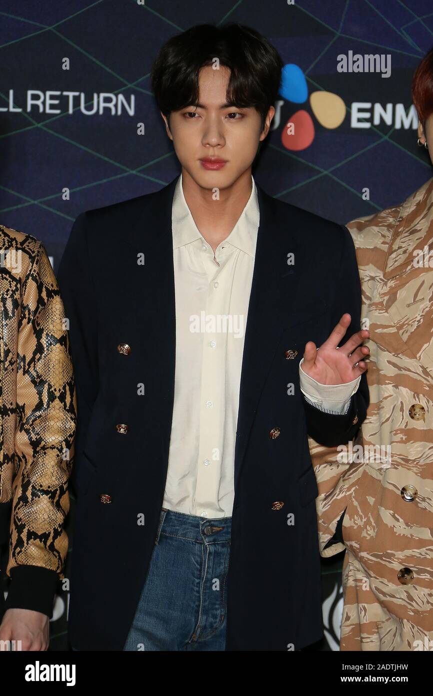 Nagoya, Japan. 4th December, 2019. Jin(BTS), Dec 04, 2019 : Jin