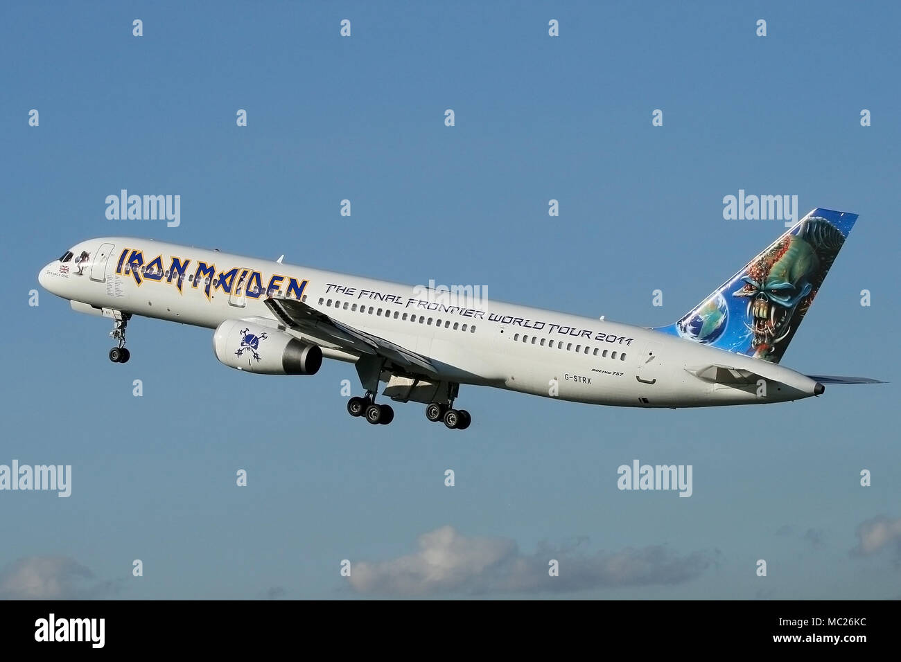 Ed Force One, Boeing 757 of Iron Maiden piloted by Bruce Dickinson