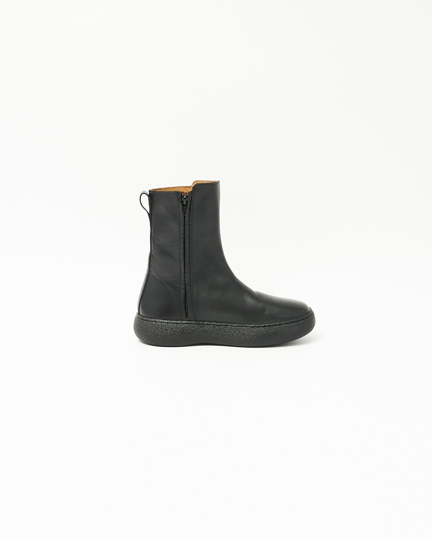 WRAP SOLE SIDE ZIP BOOTS BLACK – caminando.jp