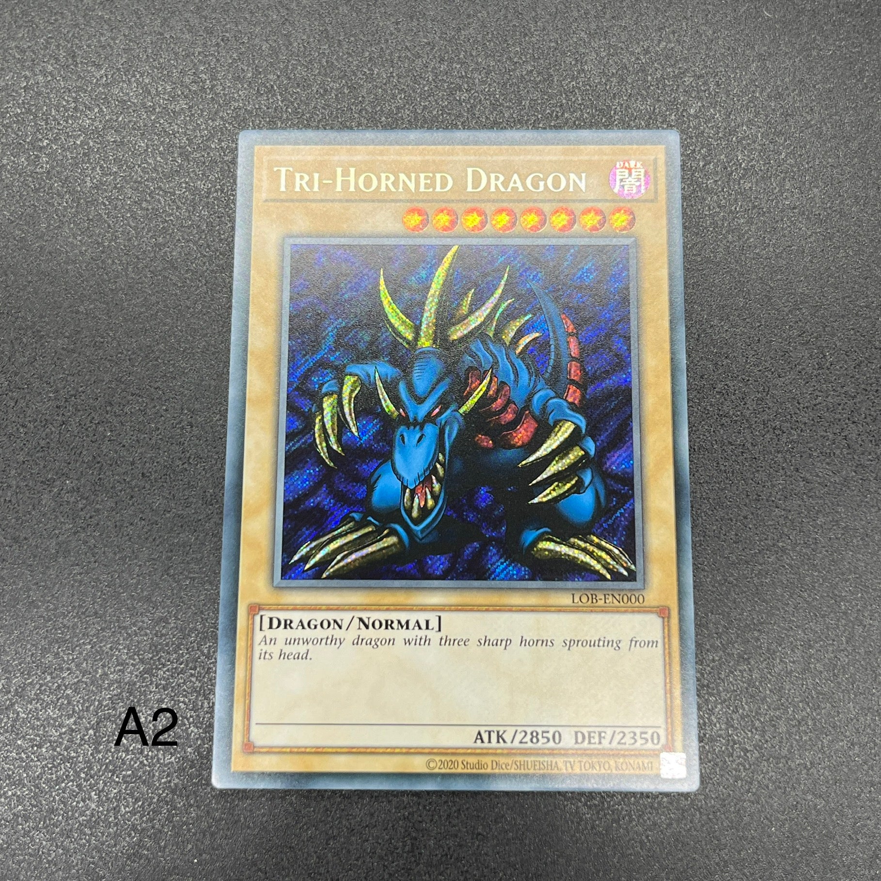 初期 トライホーン・ドラゴン 枠ズレ 遊戯王 トライホーン・ドラゴン