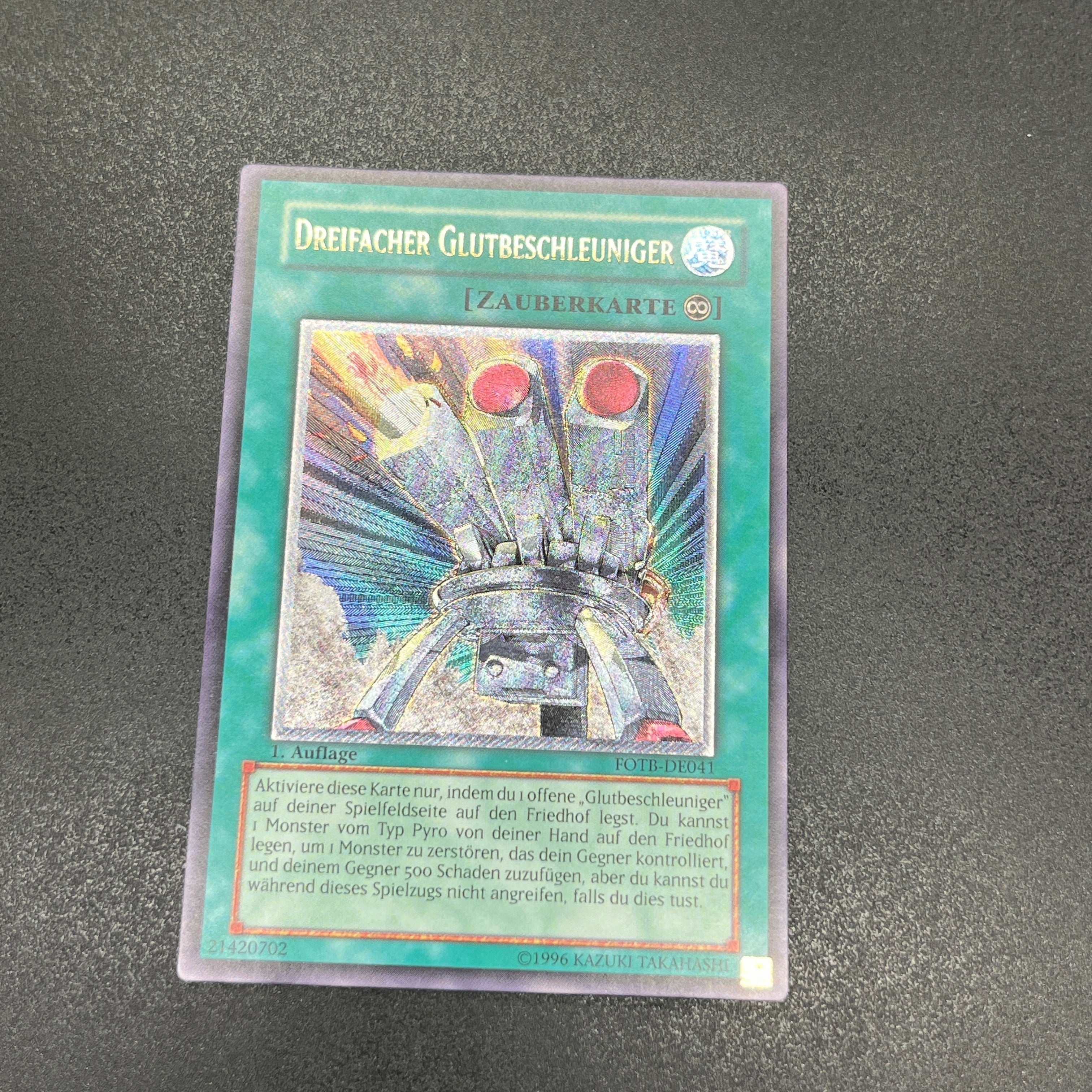 遊戯王 ブレイズ・キャノン・トライデント/レリーフ/ドイツ語/1st/EU版