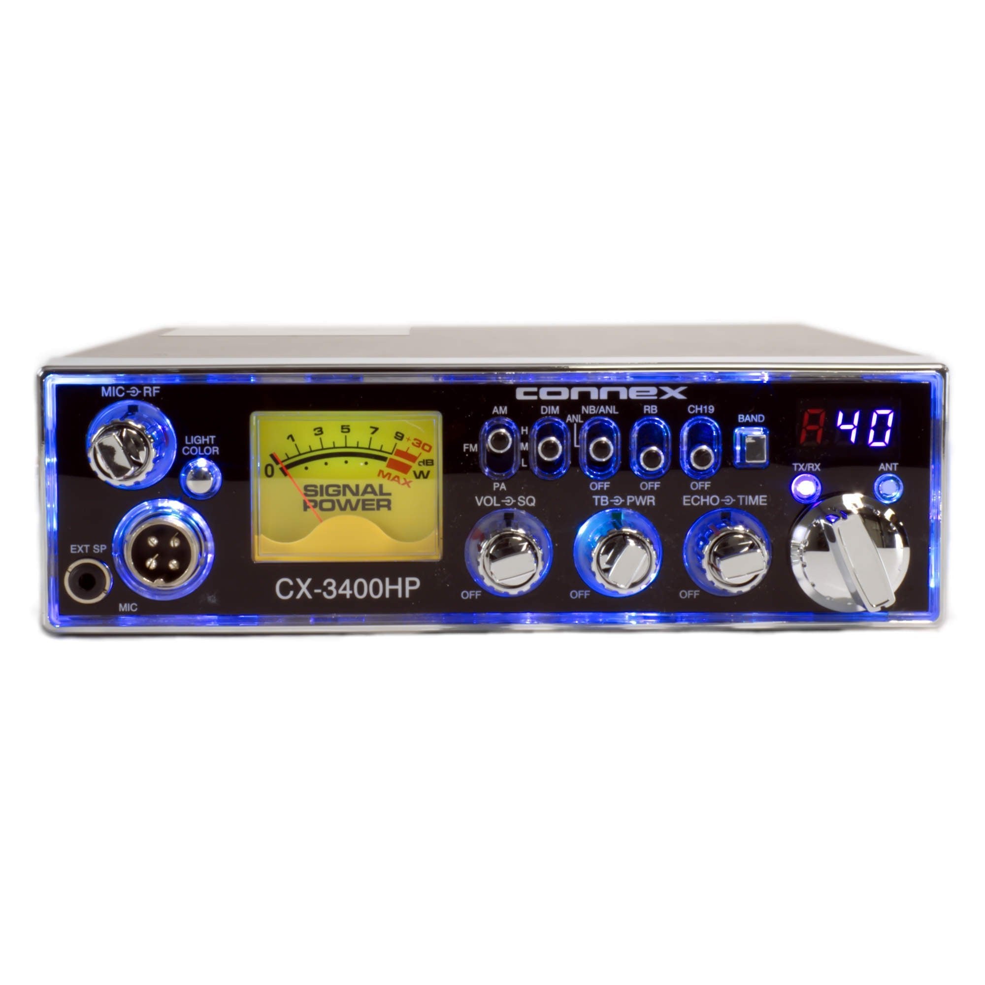 CB Radio Bundle | Connex CB Radio, Speaker, Dynamic Microphone