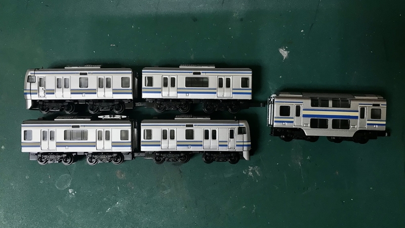 Bトレ E217系横須賀・総武快速線を組み立てる＆15両フル編成にしてみた