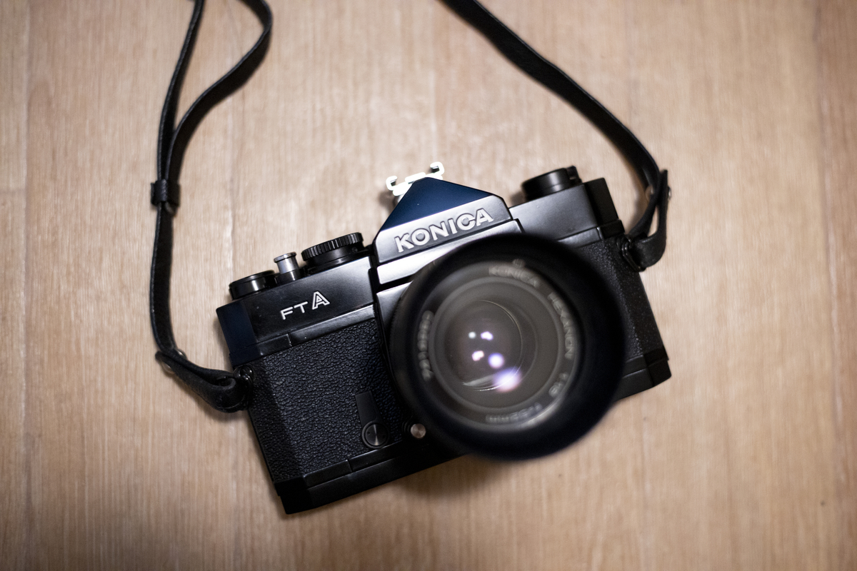 KONICAの一眼レフ FTA（初代）を落としてみました - 雑食カメラマンの