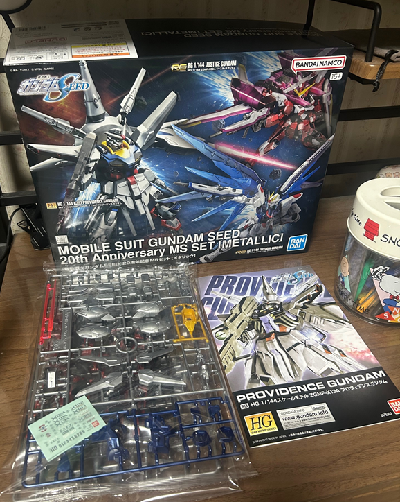 ガンプラ）『機動戦士ガンダムSEED』20周年記念MSセット[メタリック