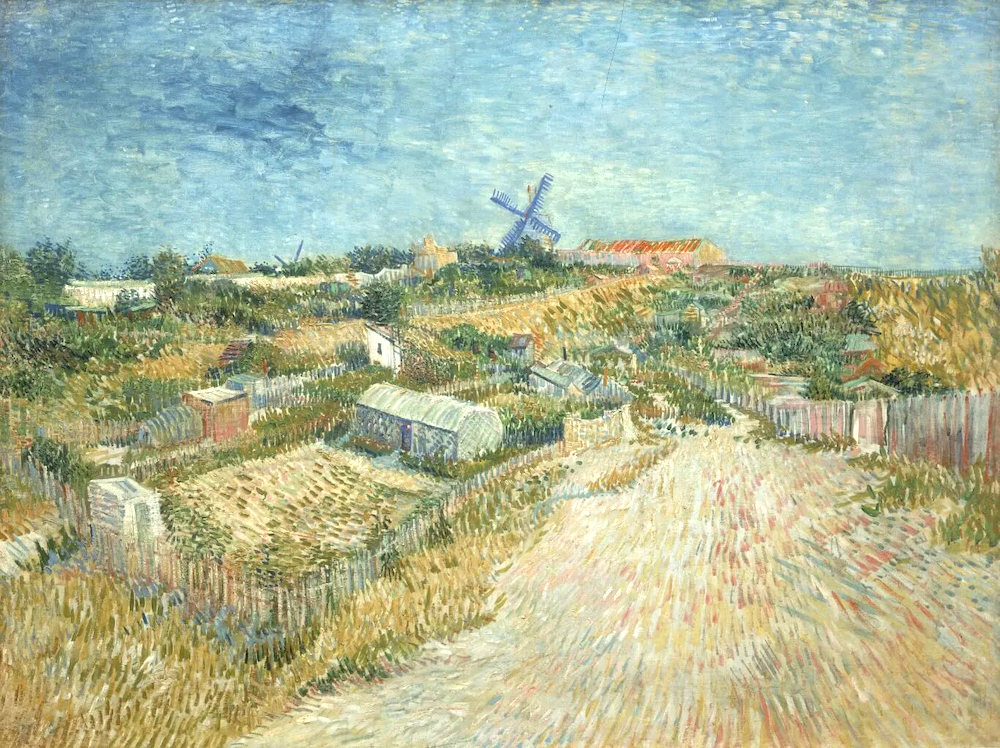モンマルトルの菜園》〜ゴッホの風車と郷愁の丘、遠いオランダ