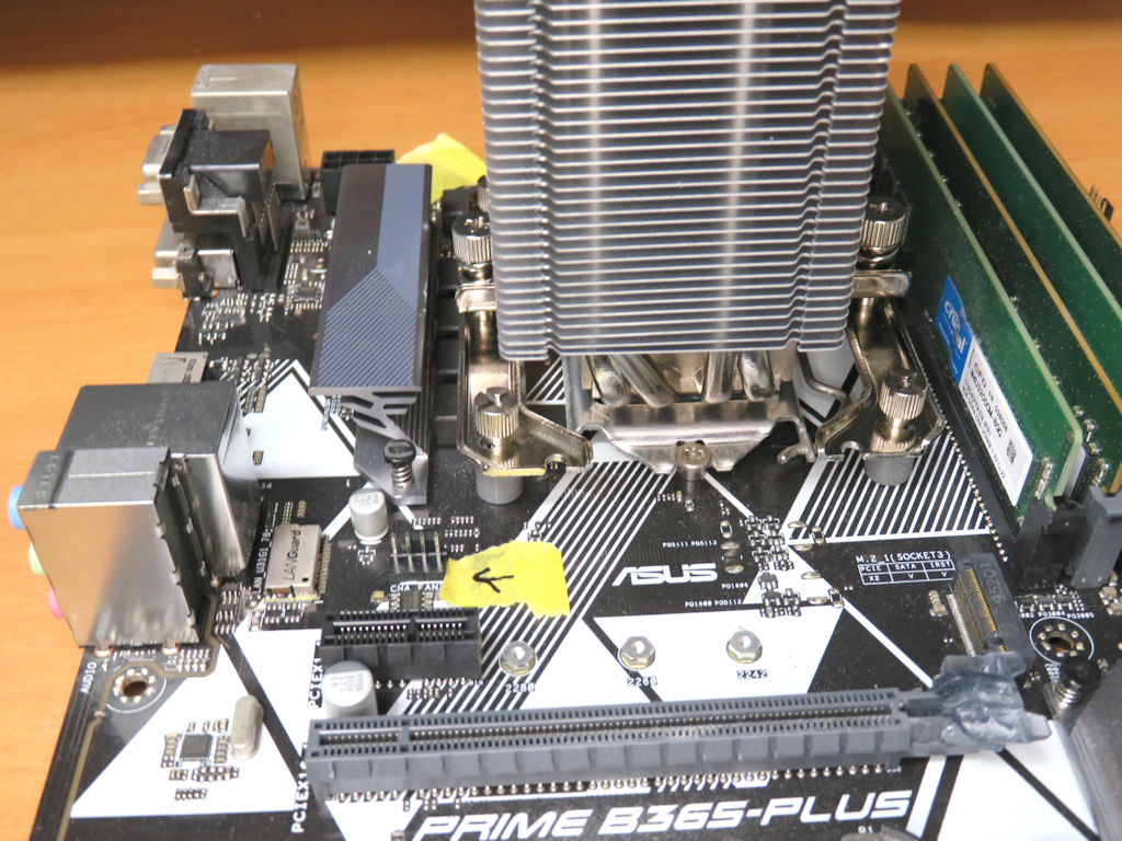 Core i7-8700のCPUクーラー換装（サイズ虎徹マーク3・SCKTT-3000