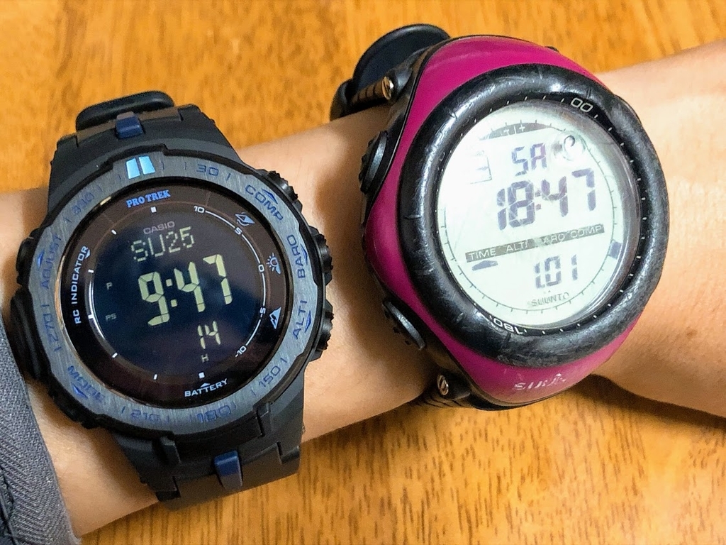 女性向け登山用腕時計 カシオ プロトレックPRW-3100を買いました