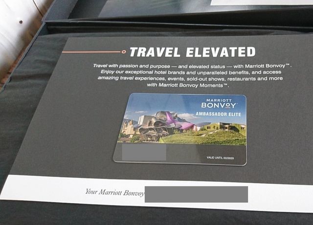 NEW!アンバサダーエリート会員カード＆ギフトが届いた】MARRIOTT