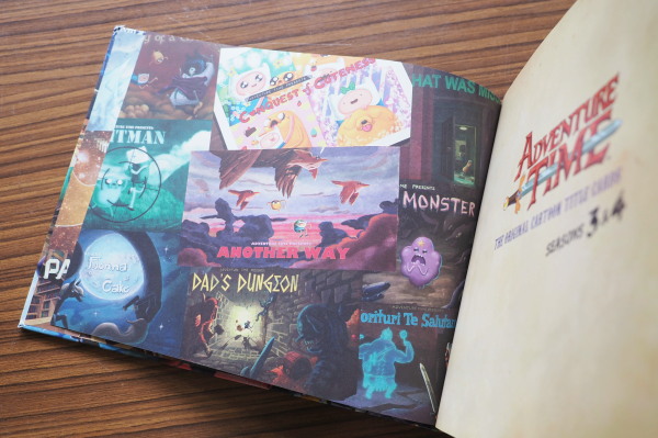見て楽しい、読んでも楽しい、タイトルカード画集「Adventure Time