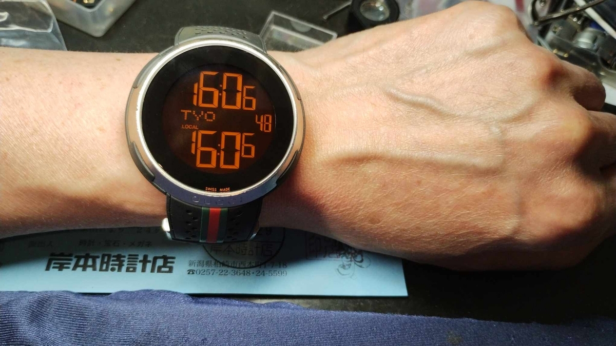 GUCCI ／ グッチ】 #グッチ #GUCCI #アイグッチ #デジタル #電池交換