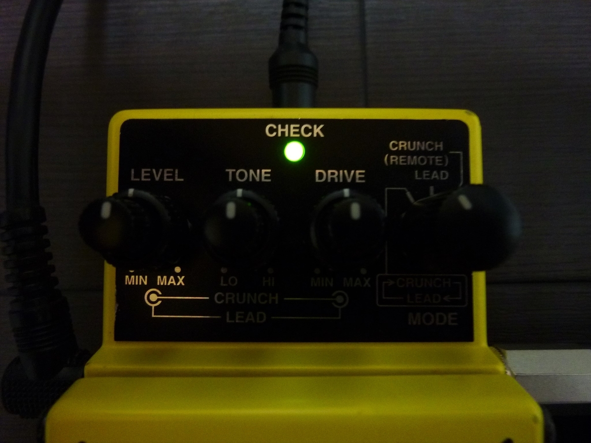 BOSS SD-2 DUAL OverDrive 「yellow mode」 - 赤い羽BLOG