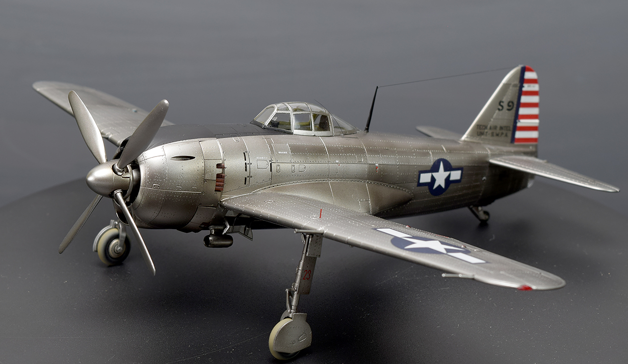1/48 ハセガワ 紫電11型甲 アメリカ軍鹵獲機 - プロモデラーRealModel