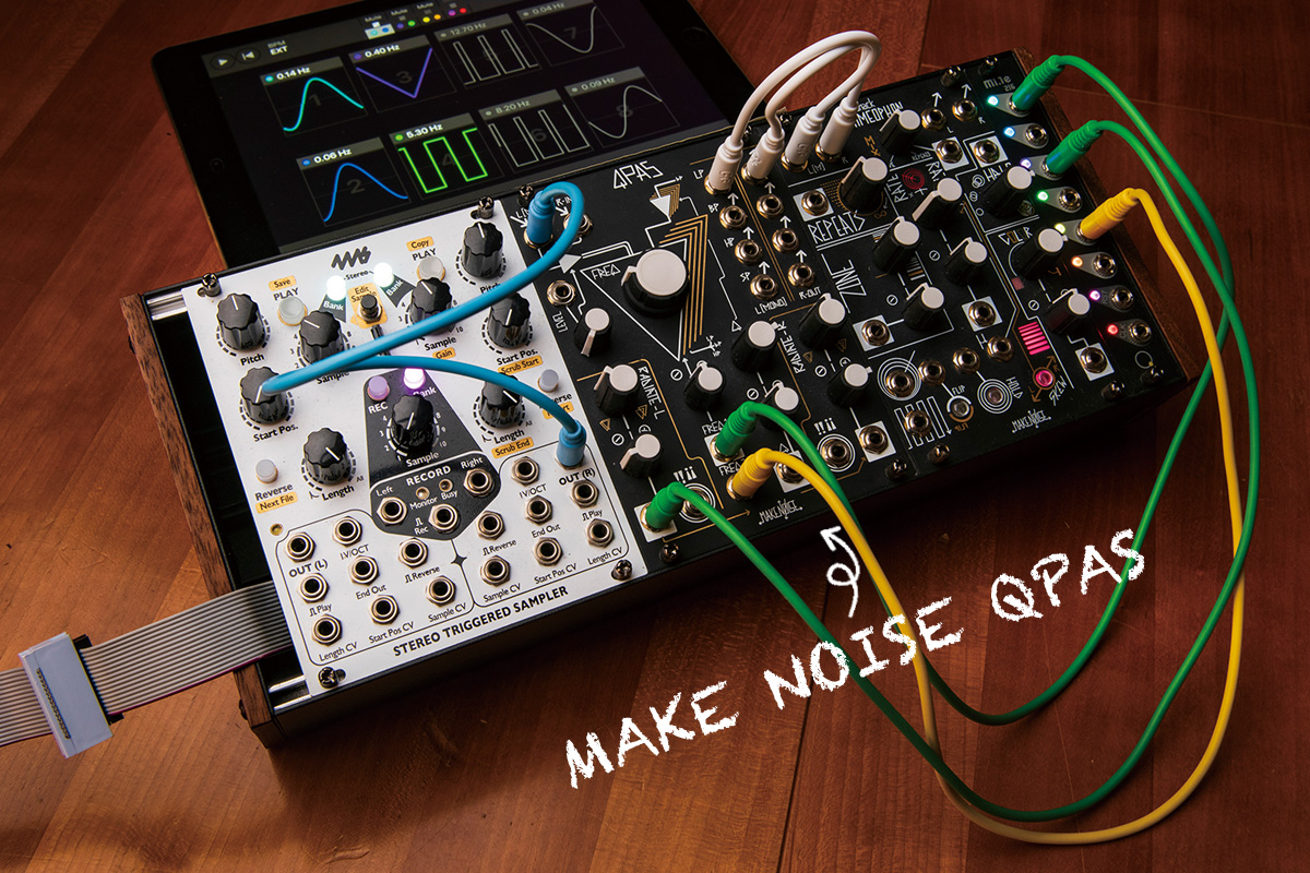 今月のモジュラー・シンセ：MAKE NOISE QPAS 〜第5回 Patch The World