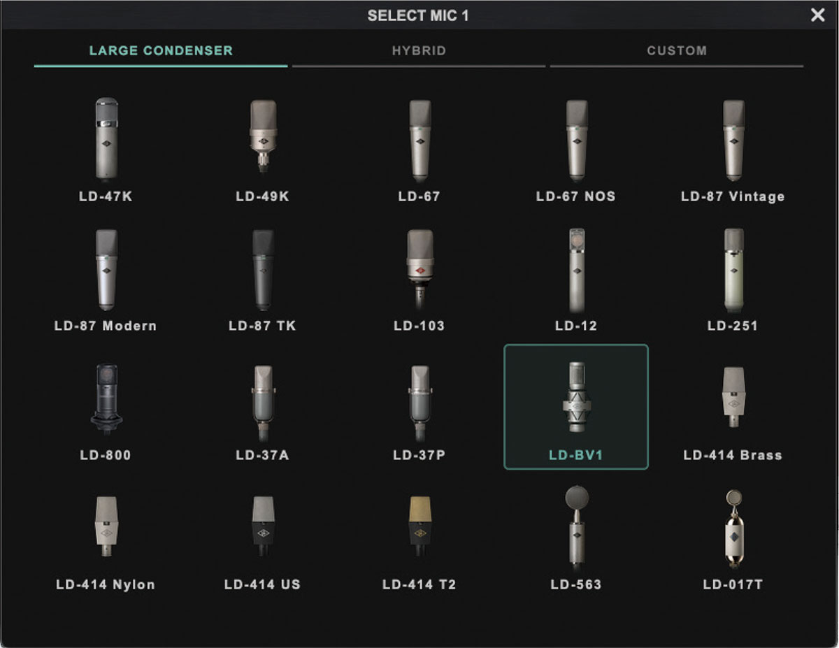 マイク1本で38種類の名機マイクがモデリング可能！UNIVERSAL AUDIO