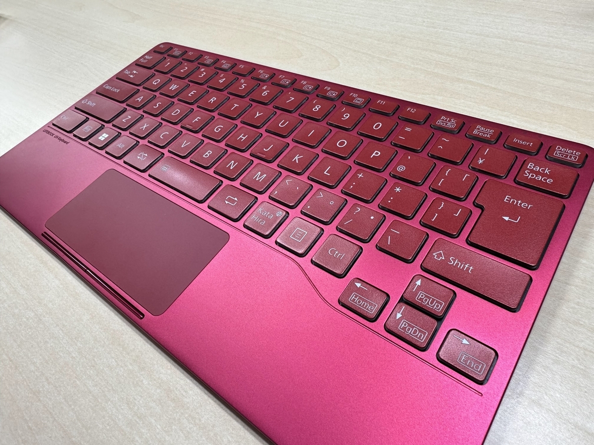 推しキーボード#6 / LIFEBOOK UH Keyboard】会社にも持参している打ち