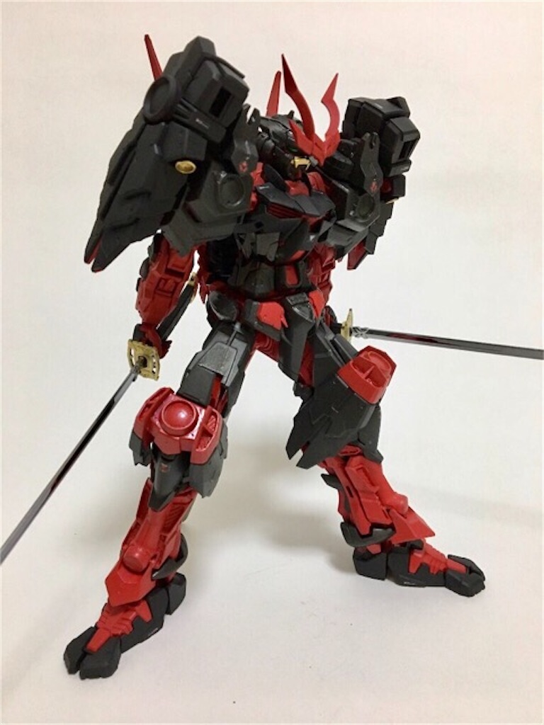 ガンプラ MG 戦国アストレイ頑駄無 塗装編 - つくりびとな日々を